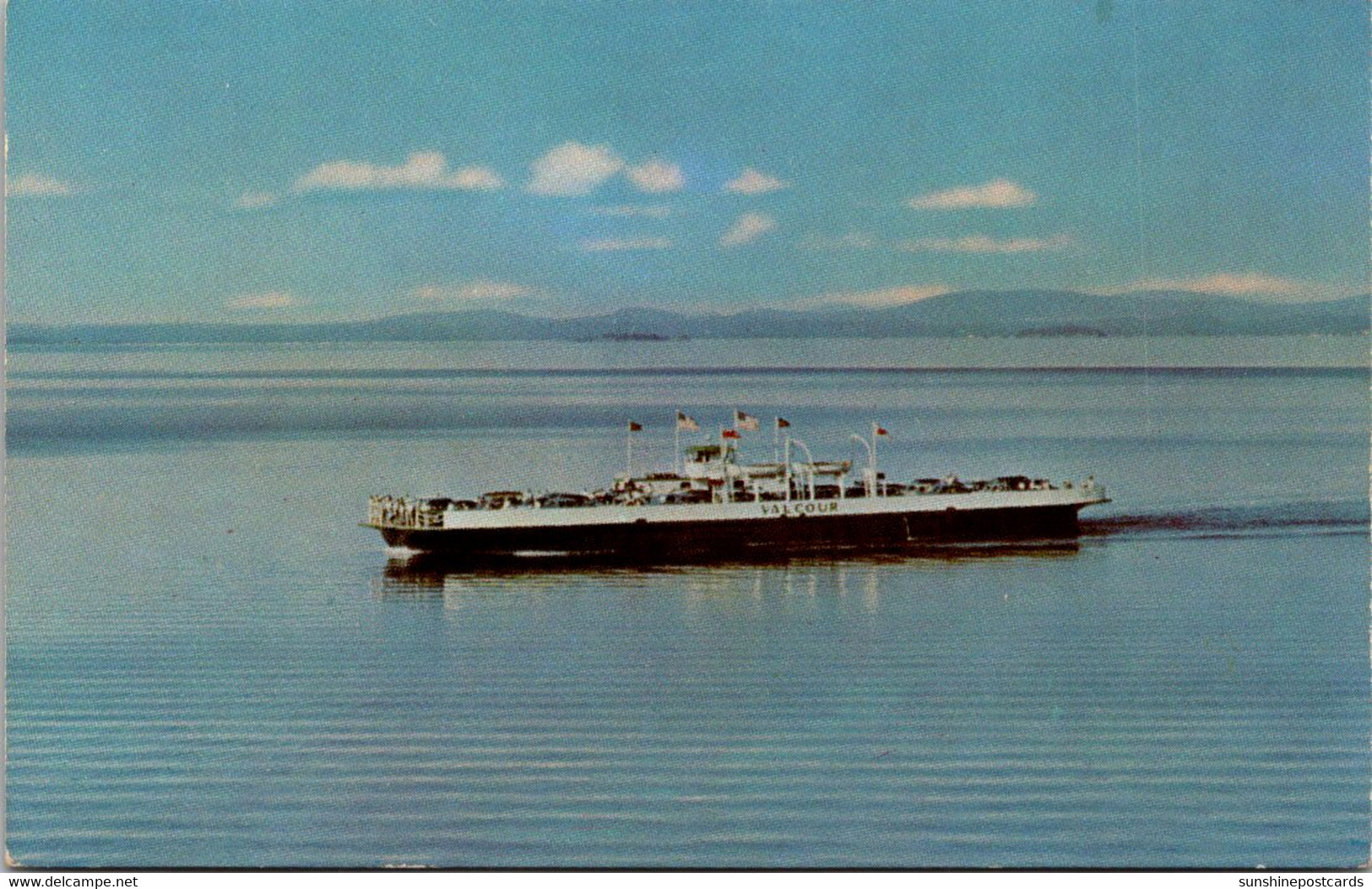 Vermont Burlington M V Valcour Ferry To Kent New York - Burlington