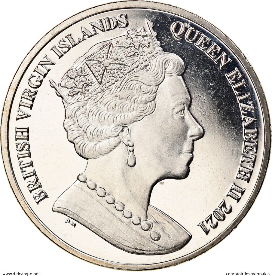 Monnaie, BRITISH VIRGIN ISLANDS, Flamant, Dollar, 2021, SPL, Copper-nickel - British Virgin Islands