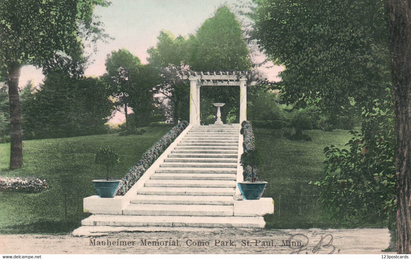 Manheimer Memorial, Como Park - St. Paul, Minnesota - RARE In This Edition! - St Paul