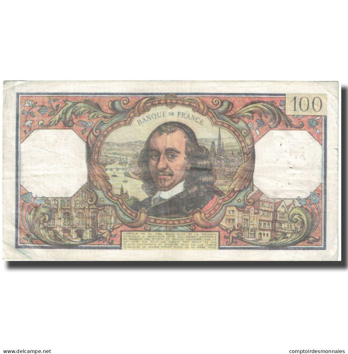 France, 100 Francs, Corneille, 1972, 1972-10-05, TB, Fayette:65.40, KM:149d - 100 F 1964-1979 ''Corneille''