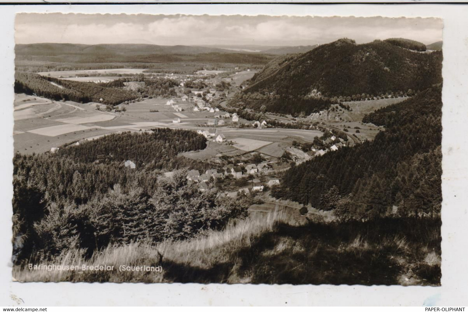 3558 MARSBERG - BERINGHAUSEN - BREDELAR, Blick Ins Hoppecketal, 1960 - Marsberg