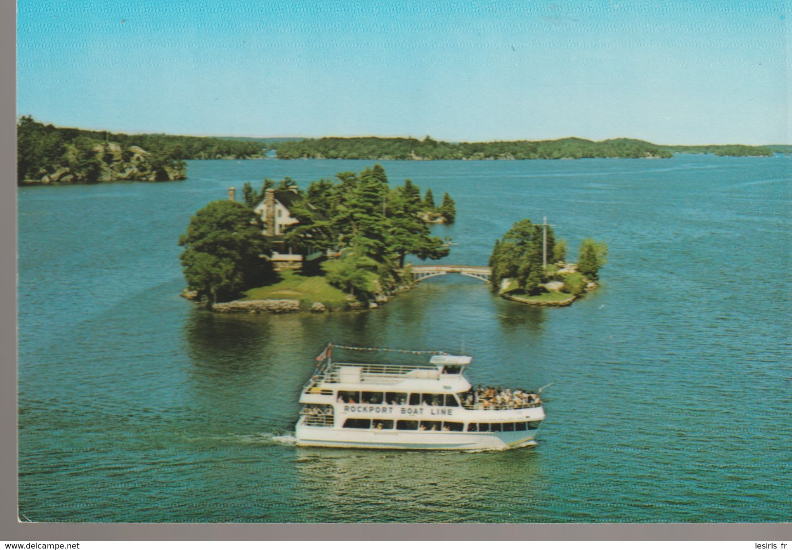 C.P. - 1000 ISLANDS - ONTARIO - CANADA - NEW YORK - U.S.A. - ROCKPORT BOAT LIGNE - PETERBOROUGH - 58609 D - Thousand Islands