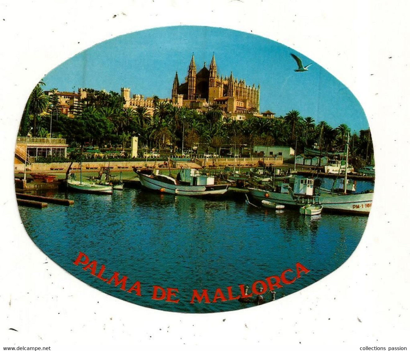 Autocollant, 115 X 90 Mm,  Espagne , PALMA DE MALLORCA - Stickers