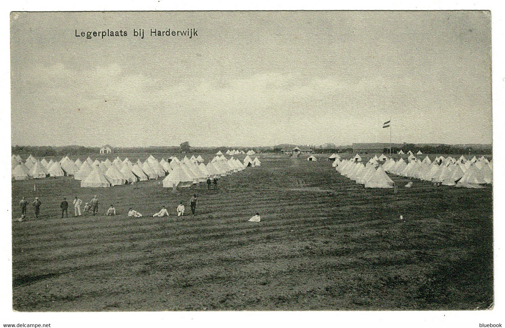 Ref 1510 - Early Military Camp Postcard - Legerplaats Bij Harderwijk - Gelderland Netherlands Holland - Harderwijk