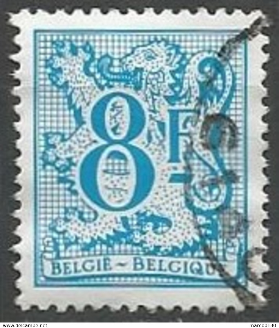 BELGIQUE N° 2093 OBLITERE - 1977-1985 Zahl Auf Löwe (Chiffre Sur Lion)