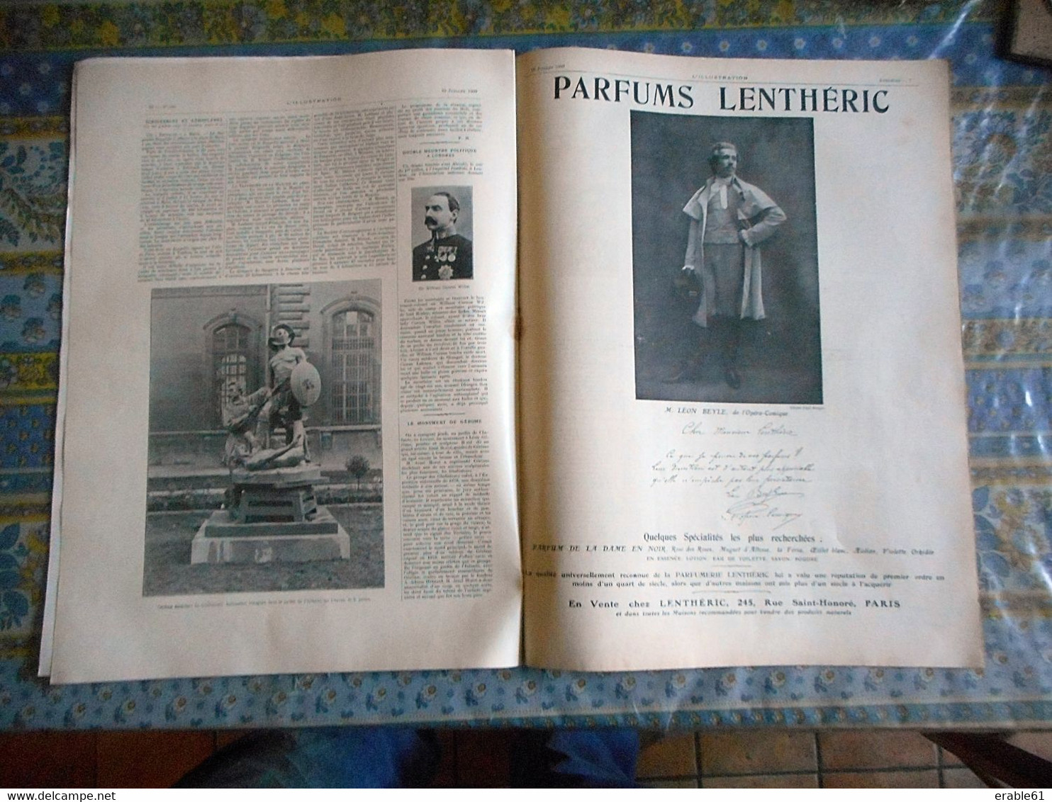 L' ILLUSTRATION 10/07 1909 ZEPPELIN AEROPLANE DIRIGEABLE MARQUIS DE GALLIFFET NIGER TCHAD DALLOL MAOURI LYON