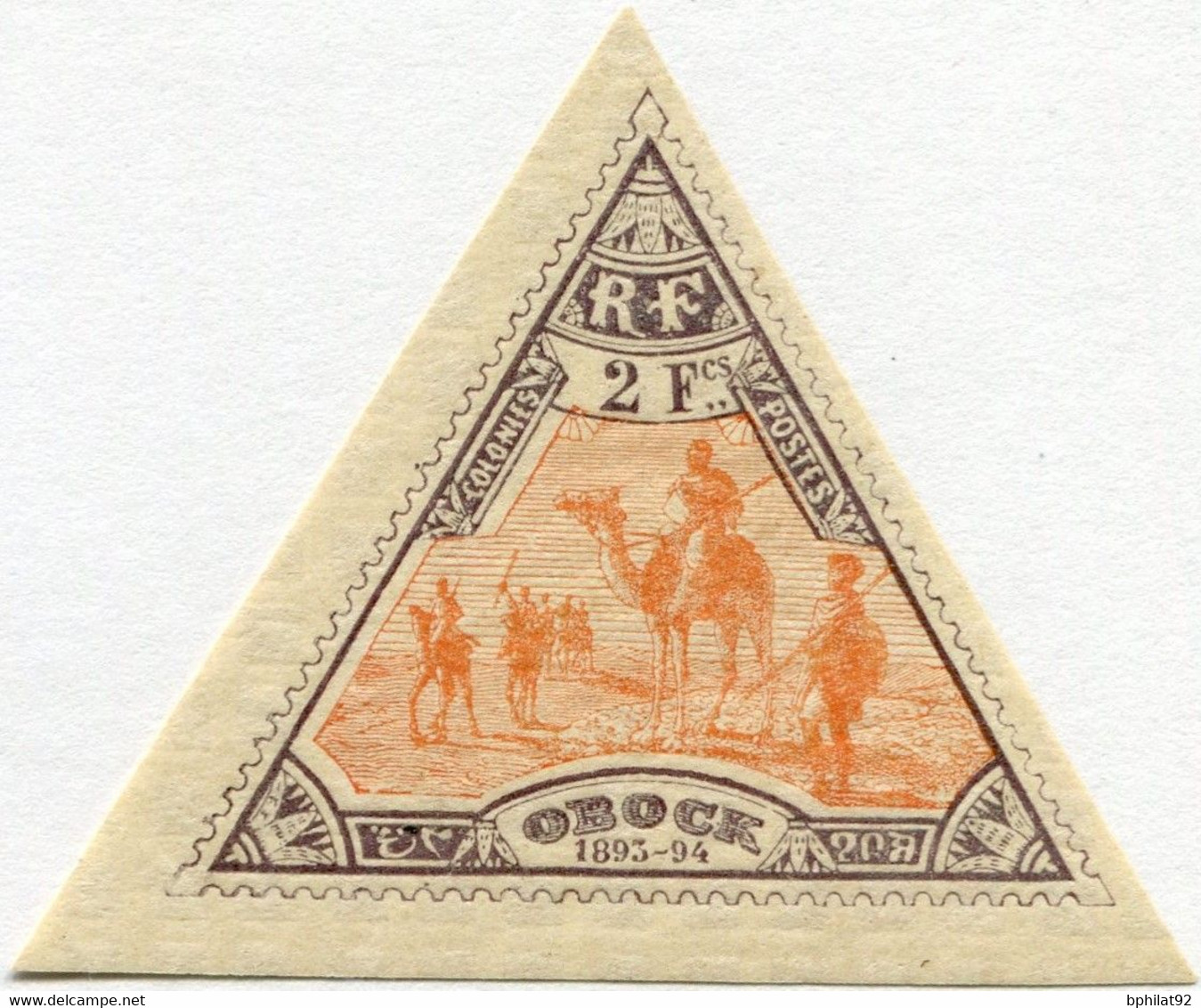 !!! OBOCK. N°60 NEUF CHARNIÈRE QUASI INVISIBLE. TB - Unused Stamps