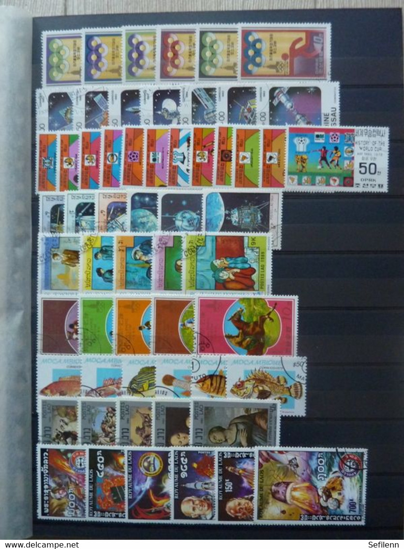 Various countries a.o Austria(till 2009),Topics,birds,thematics in 3 stokbooks+album pages