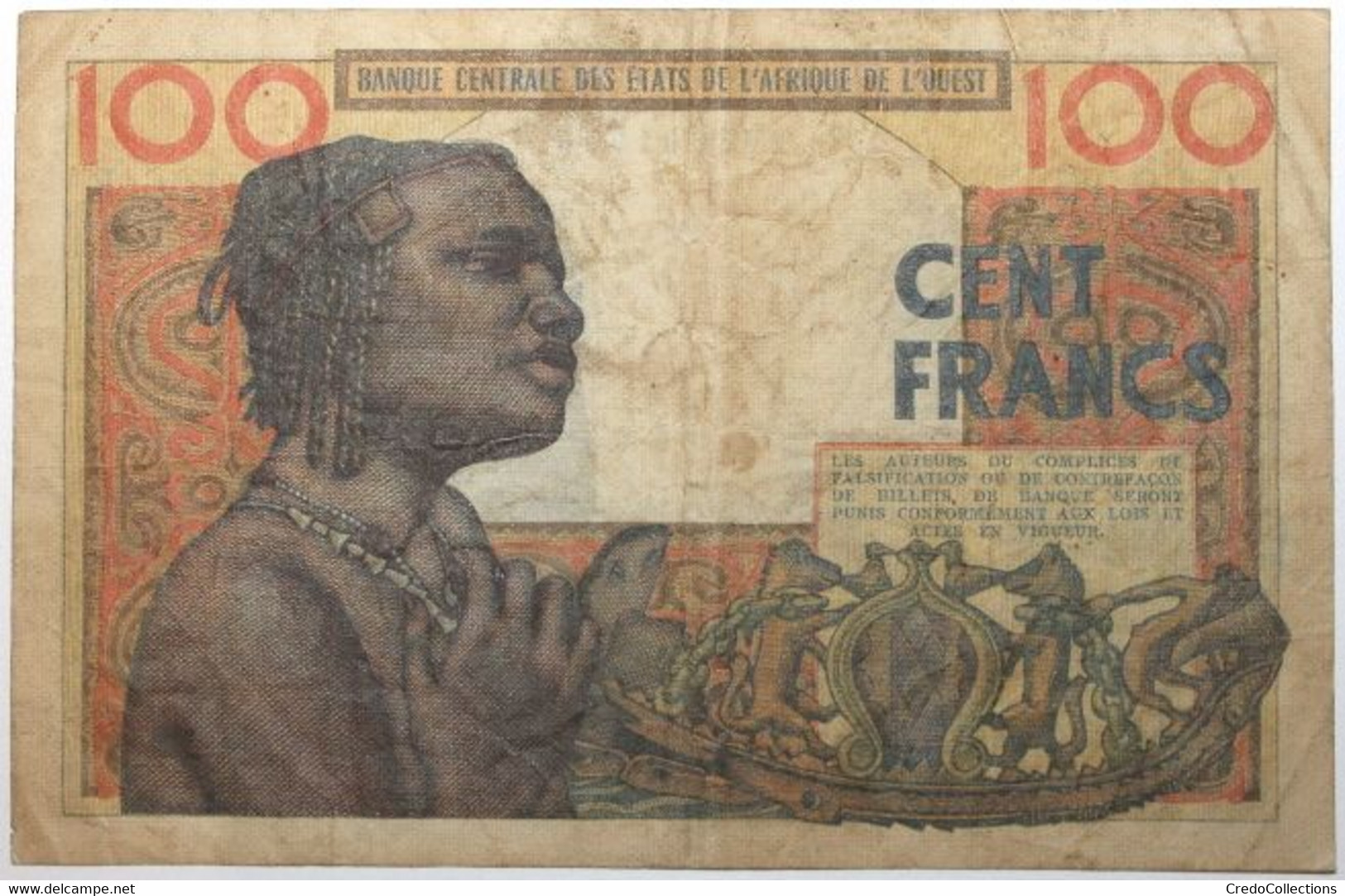 Sénégal - 100 Francs - 1961 - PICK 701 Ka - TB+ - Westafrikanischer Staaten