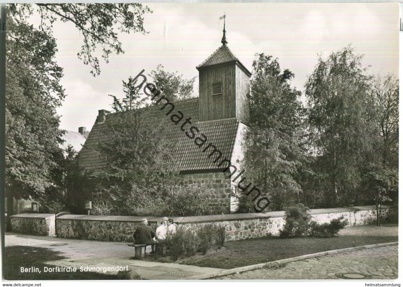 Berlin - Dorfkirche Schmargendorf - Foto-Ansichtskarte - Verlag Kunst Und Bild Berlin - Schmargendorf