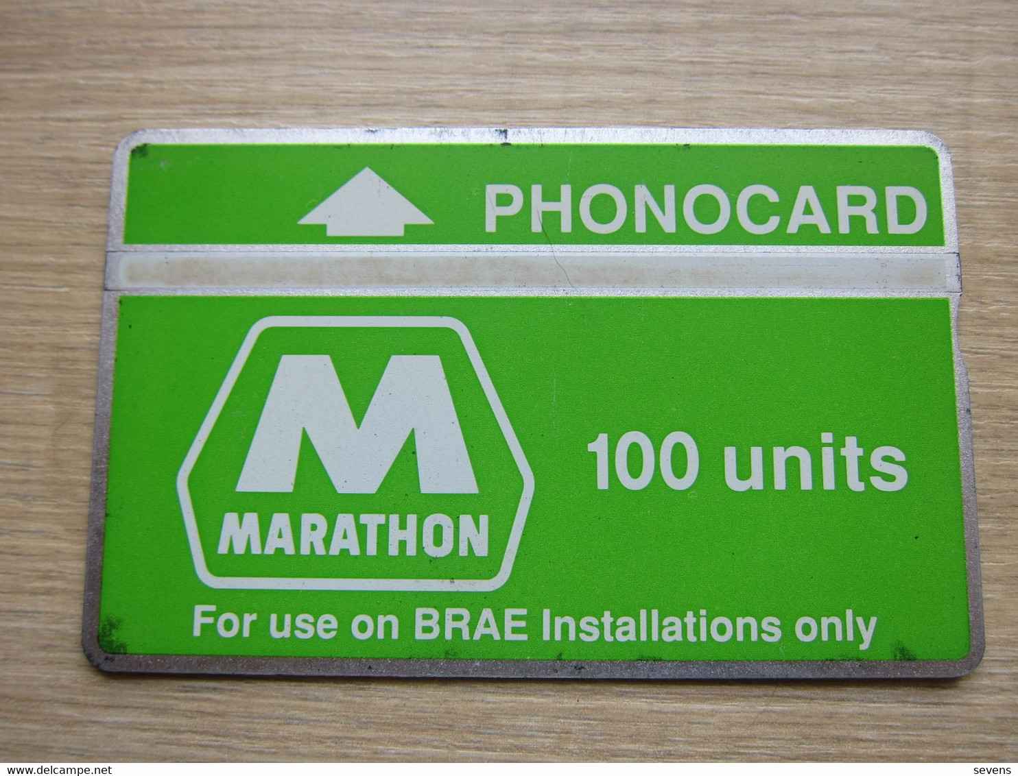 L&Gyr Phonecard,505D,BRAE Installations Marathon,100unites,with Some Oxide - Plateformes Pétrolières