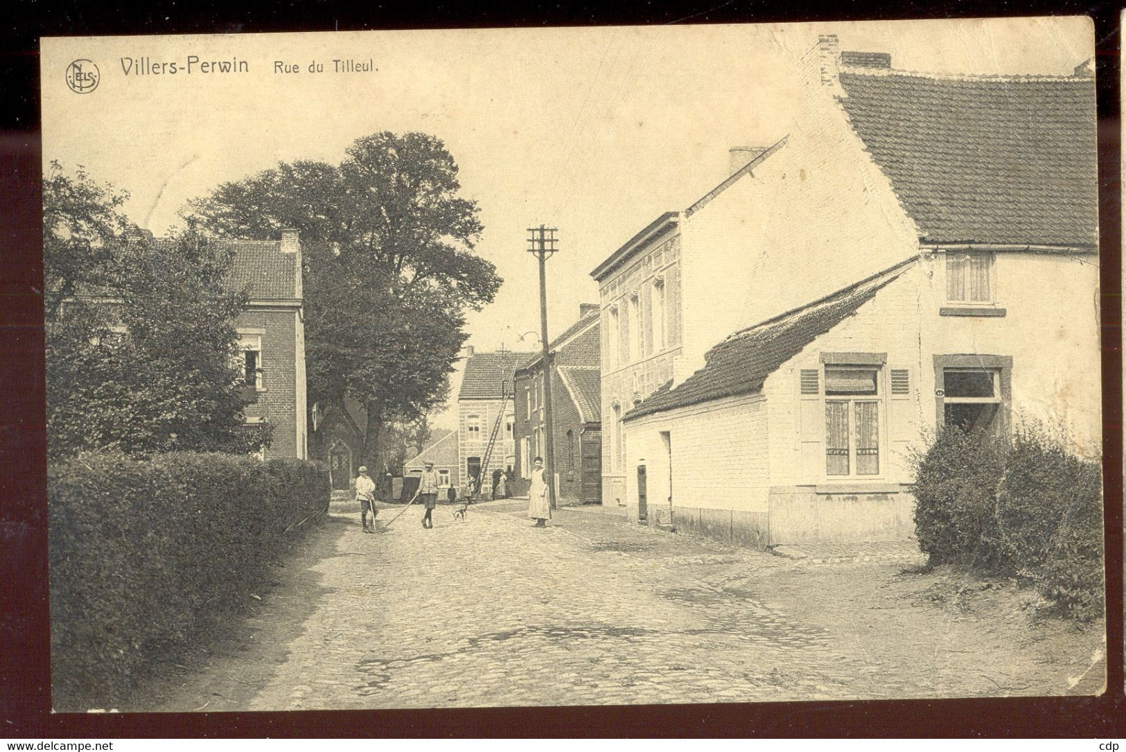 Cpa Villers Perwin  1929 - Les Bons Villers