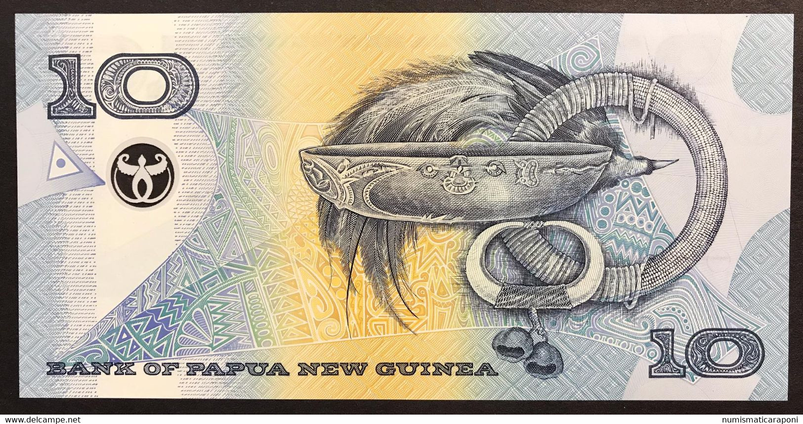 Papua New Guinea 10 Kina 2002 Pick#26b  Unc Fds  Lotto 2253 - Papua New Guinea