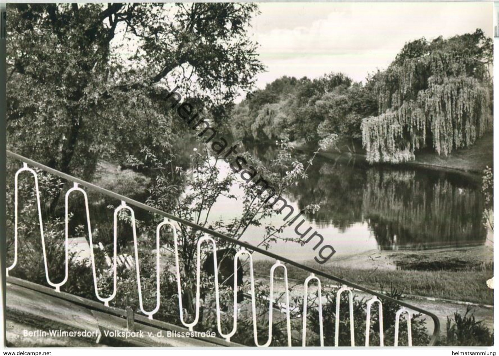 Berlin - Wilmersdorf - Volkspark Von Der Blissestrasse - Foto-Ansichtskarte - Verlag Kunst Und Bild Berlin - Wilmersdorf