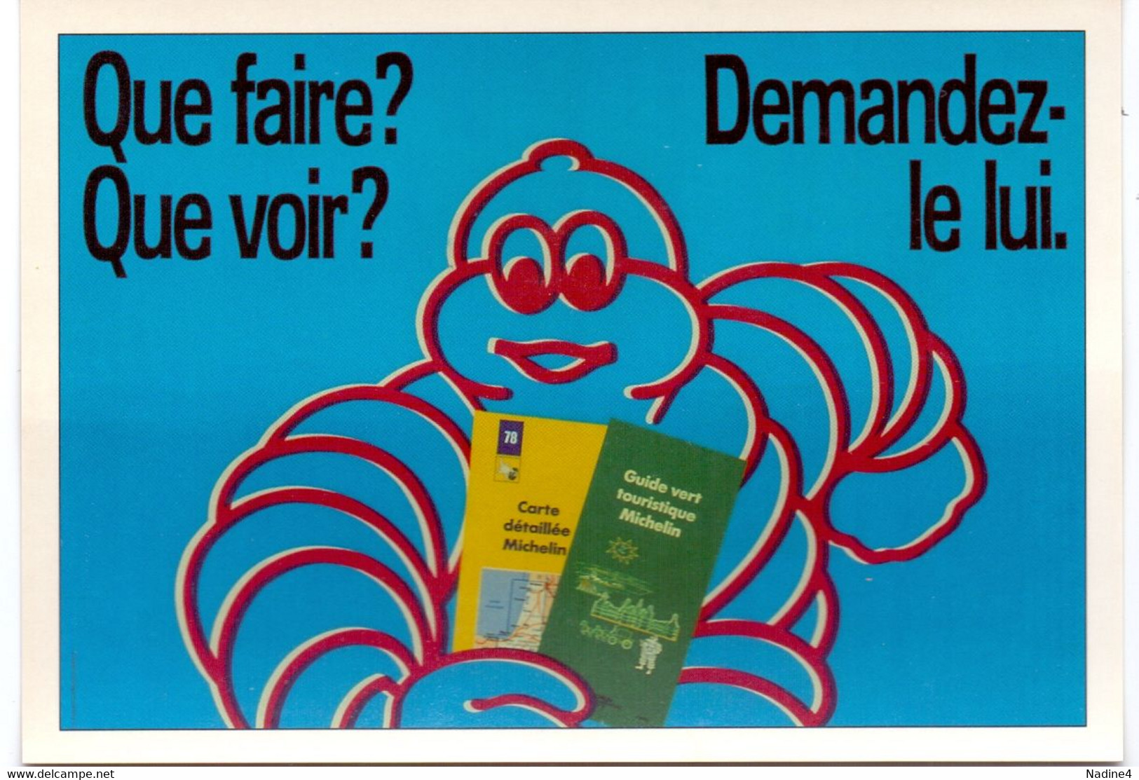 CP - PK - Banden Pneus Car Tires - Michelin - Affiche Cartes Et Guides 1988 - Ed. Spéciale Pour Le Centenaire - Reclame