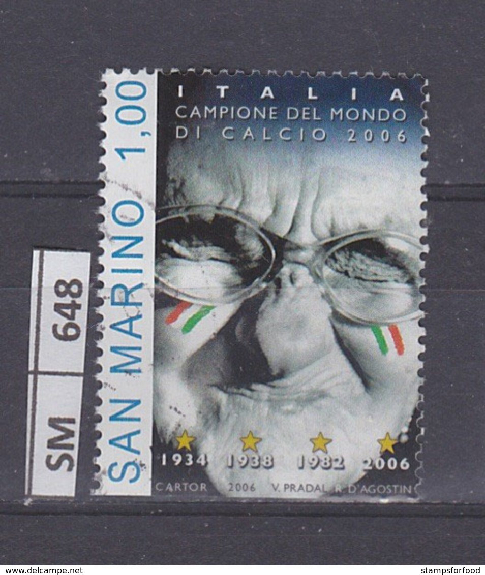 SAN MARINO      2006	Italia Campione Del Mondo 1,00 Usato - Oblitérés