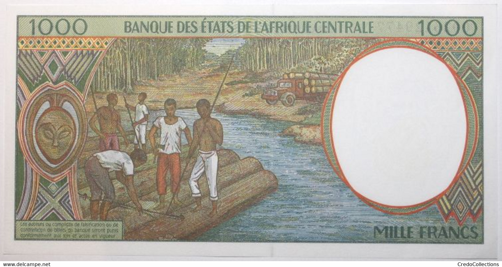 Congo - 1000 Francs - 2000 - PICK 102Cg - NEUF - Central African States