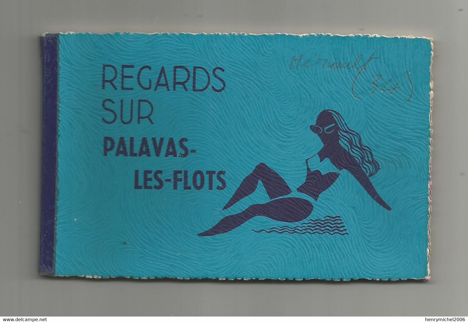 34 Hérault Regards Sur Palavas Les Flots Album Carnet De 9 Cpsm Ed Sl - Palavas Les Flots