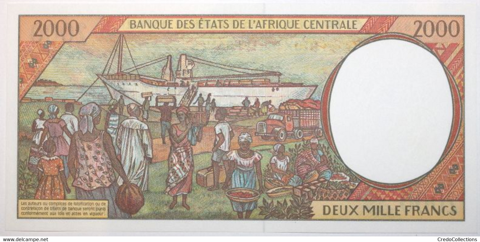 Tchad - 2000 Francs - 2000 - PICK 603Pg - NEUF - Stati Centrafricani