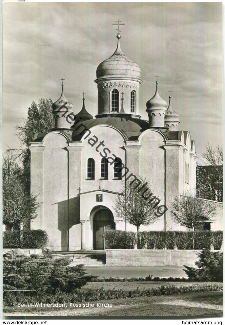 Berlin-Wilmersdorf - Russische Kirche - Foto-Ansichtskarte - Verlag Kunst Und Bild Berlin - Wilmersdorf