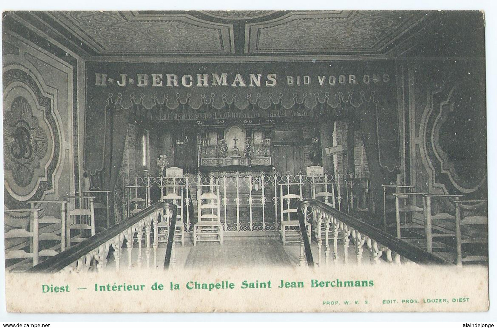 Diest - Intérieur De La Chapelle Saint Jean Berchmans - Edit. Pros. Louzen, Diest - 1907 - Diest