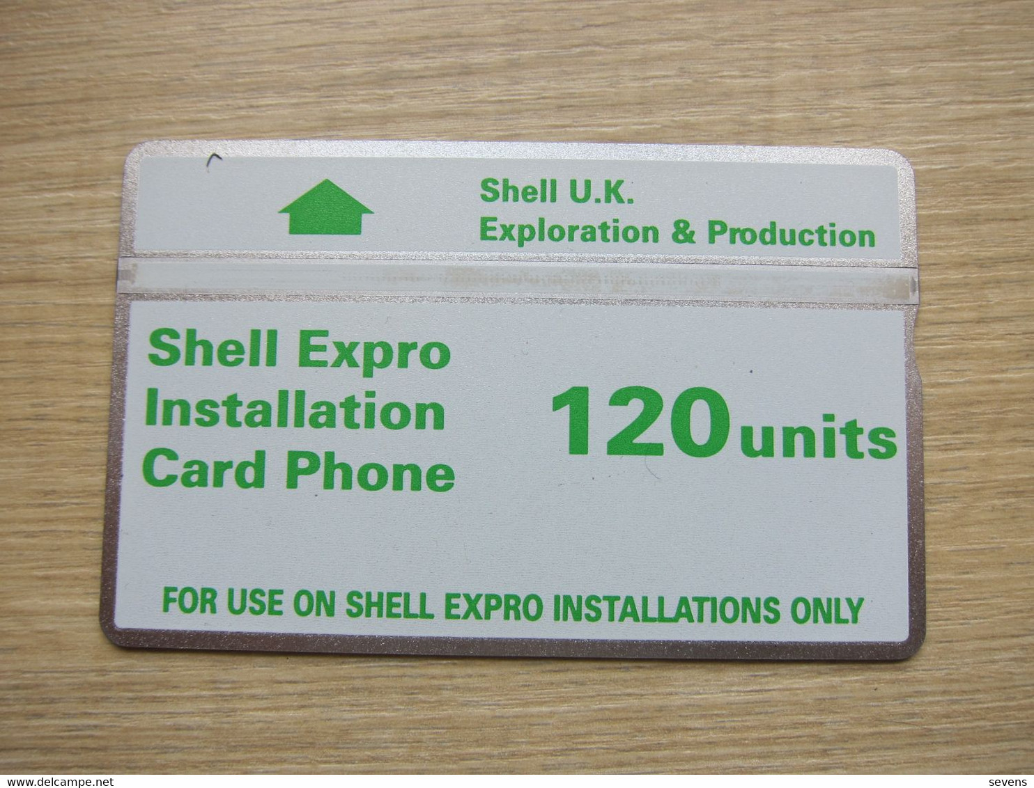 L&Gyr Phonecard, 232E,Shell Expro Installation Card Phone,120unites - Plateformes Pétrolières
