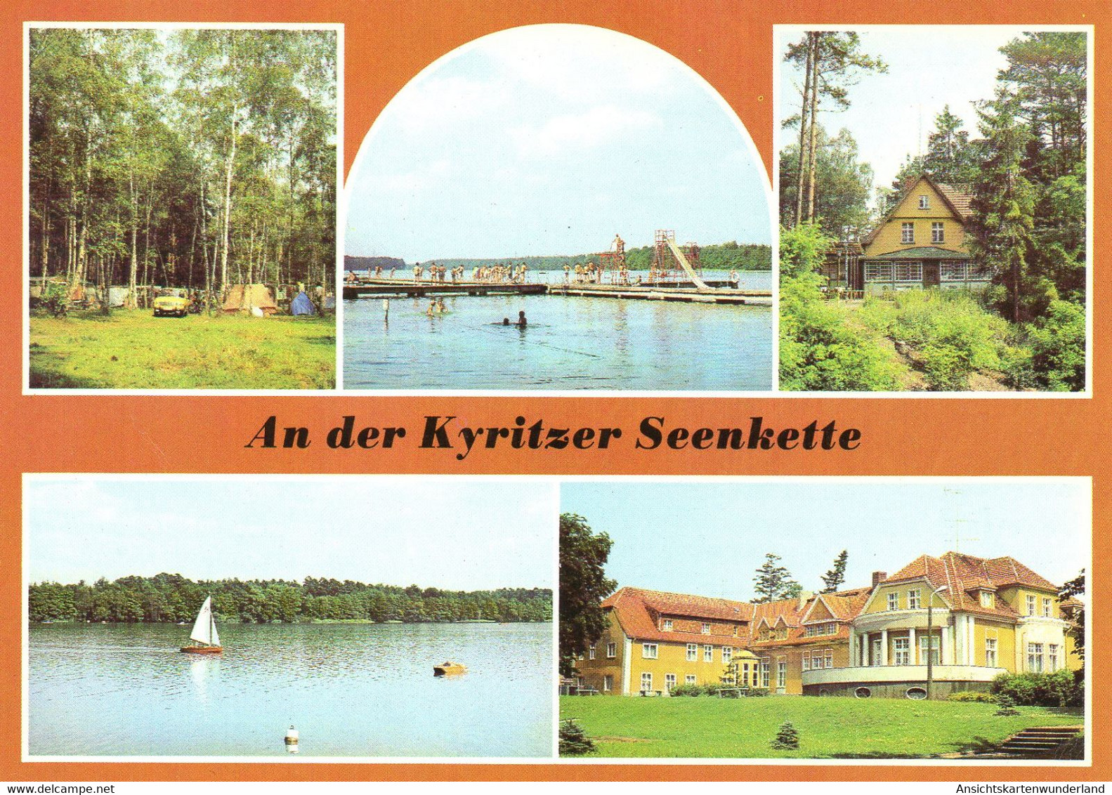 011992  An Der Kyritzer Seenkette  Mehrbildkarte - Kyritz