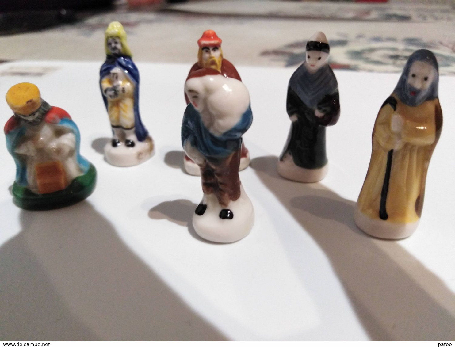 6 PERSONNAGES DE LA CRECHE - Santons