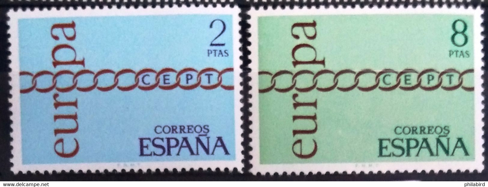 EUROPA 1971 - ESPAGNE                    N° 1686/1687                       NEUF* - 1971