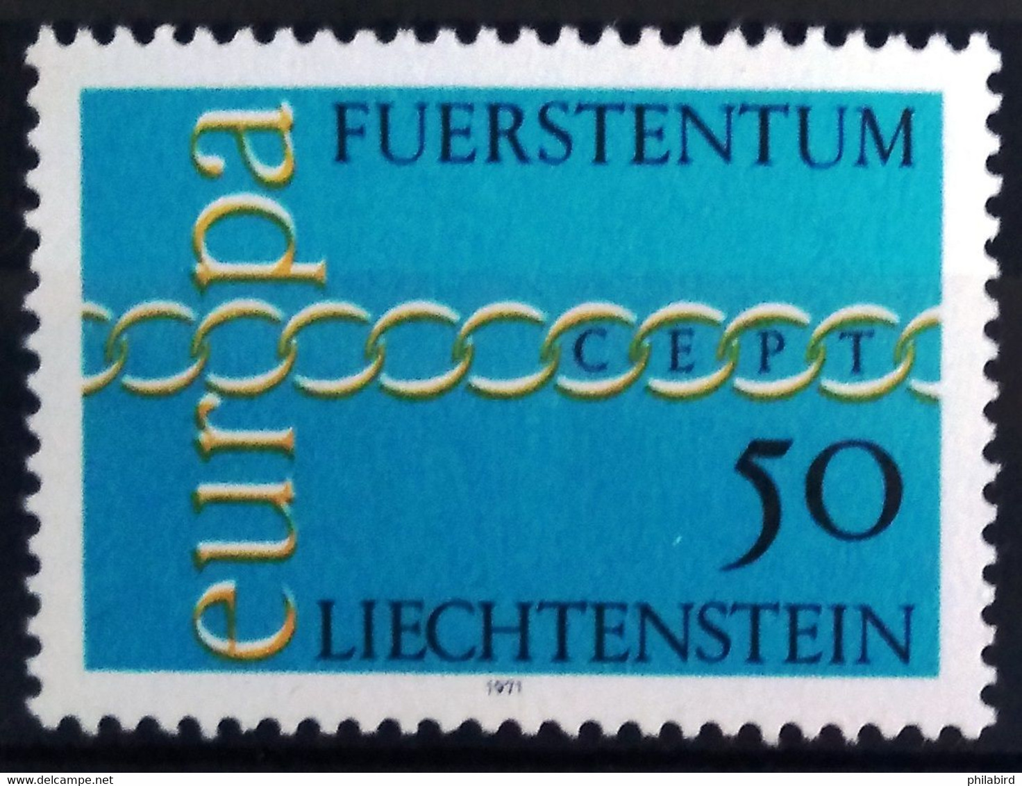 EUROPA 1971 - LIECHTENSTEIN                    N° 487                       NEUF** - 1971