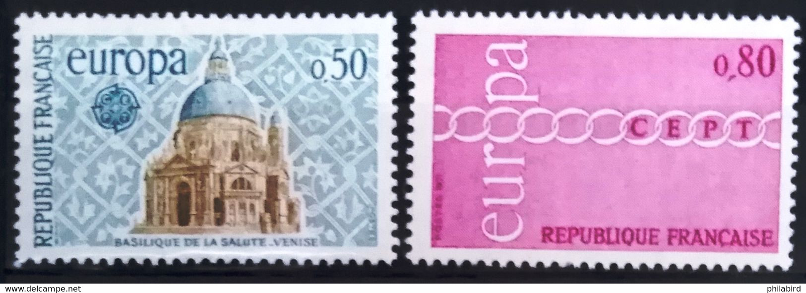 EUROPA 1971 - FRANCE                    N° 1676/1677                       NEUF** - 1971