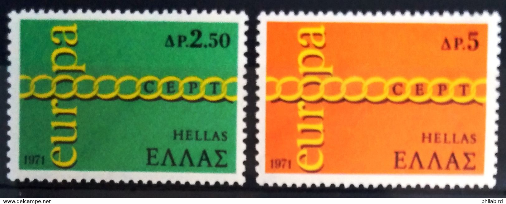 EUROPA 1971 - GRECE                    N° 1052/1053                       NEUF** - 1971