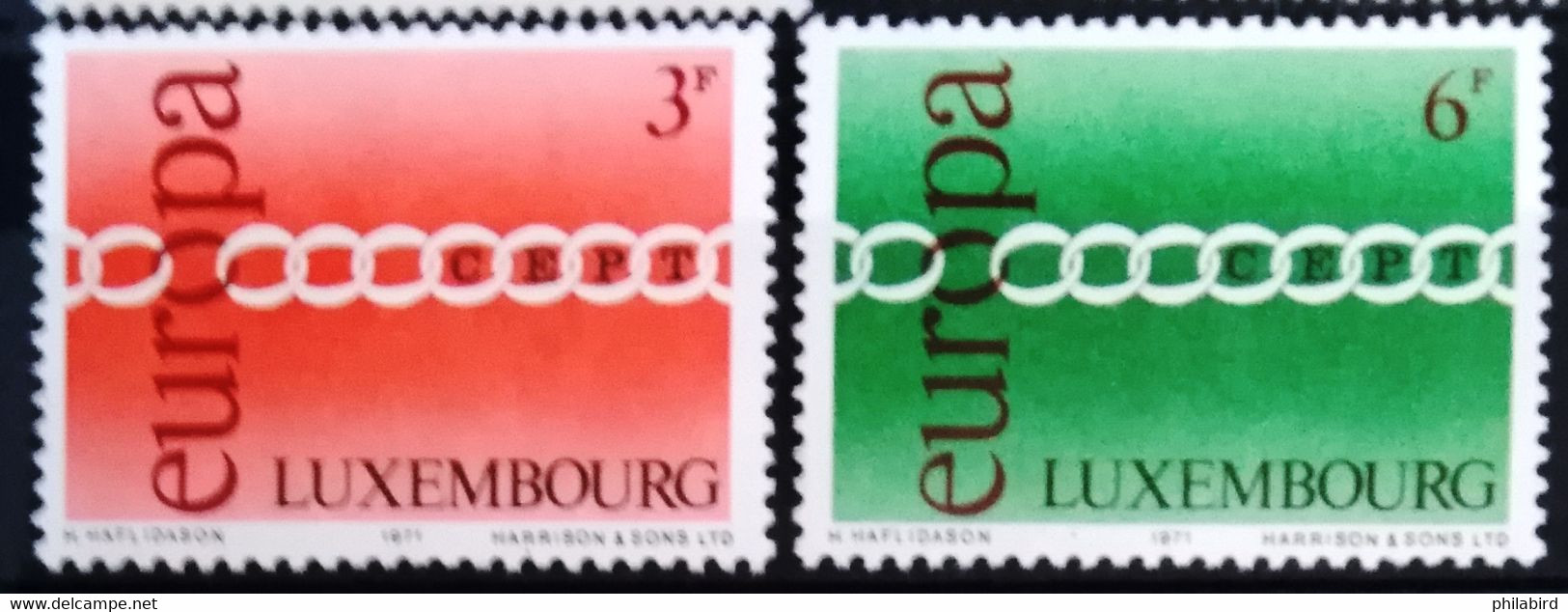 EUROPA 1971 - LUXEMBOURG                    N° 774/775                       NEUF** - 1971