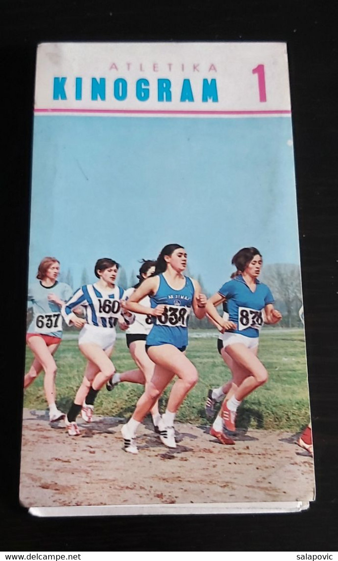 KINOGRAM ATLETIKA - SLIDE SHOW BOOK, TRAINING FOR Athletics, YUGOSLAVIA 1969 - Athlétisme