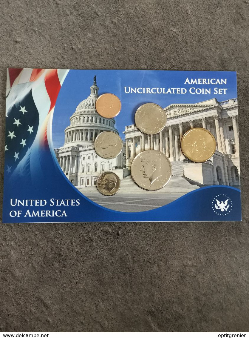 BLISTER MONNAIE DOLLAR UNC / COIN SET AMERICAN UNCIRCULATED / USA - Collections