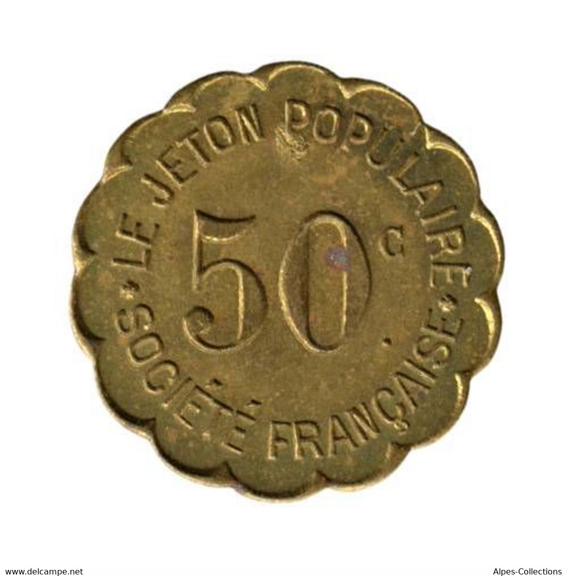 LYON - NR08 - Monnaie De Nécessité -  50 Centimes - Société Française - Monétaires / De Nécessité