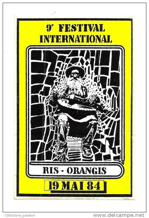 Autocollant, 9è Festival International - Ris-Orangis - 19 Mai 1984 - Stickers