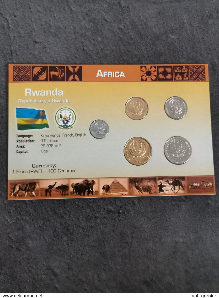 COIN SET / BLISTER MONNAIE RWANDA 2003 - Rwanda