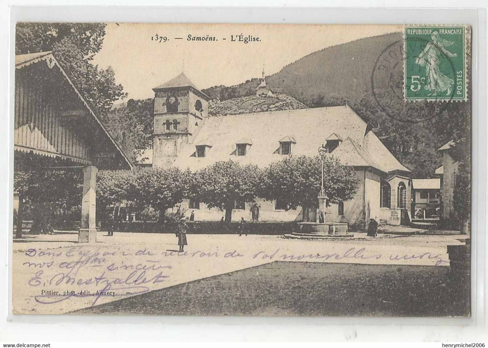 74 Haute Savoie Samoens L'église - Samoëns