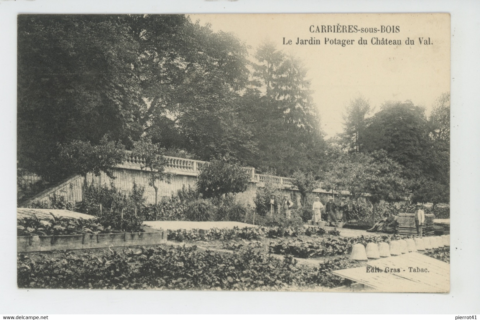 CARRIERES SOUS BOIS - Le Jardin Potager Du Château Du Val - Carrières-sur-Seine