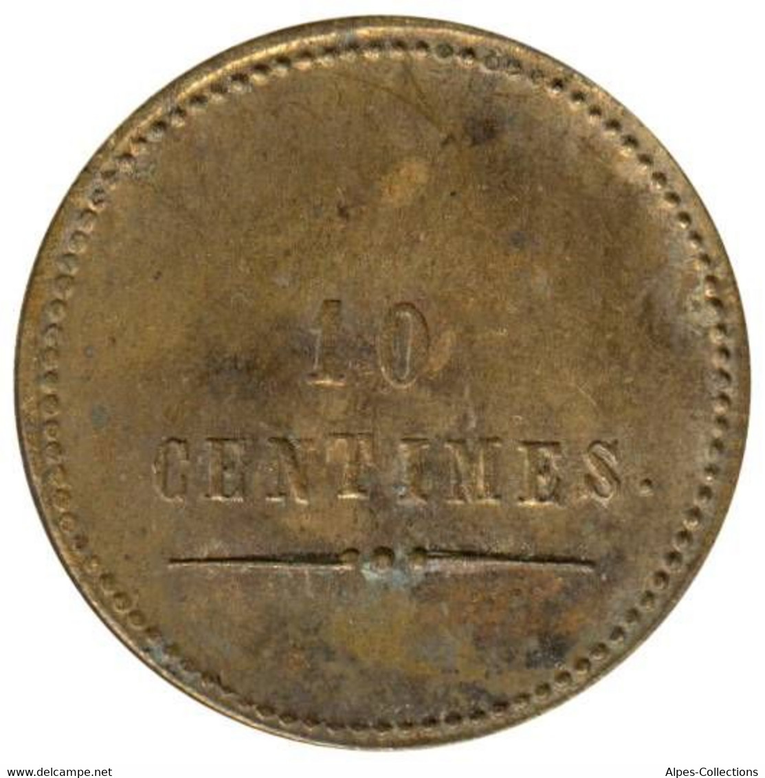 SAINT BEL - NR06 - Monnaie De Nécessité - 10 Centimes - Société P.F. Et O - Monétaires / De Nécessité