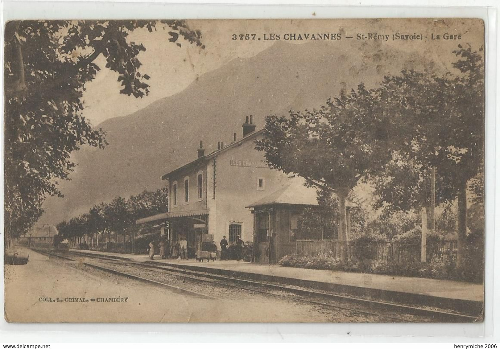 73 Savoie Les Chavannes St Remy De Maurienne La Gare Ed Grimal 3757 - Sonstige & Ohne Zuordnung