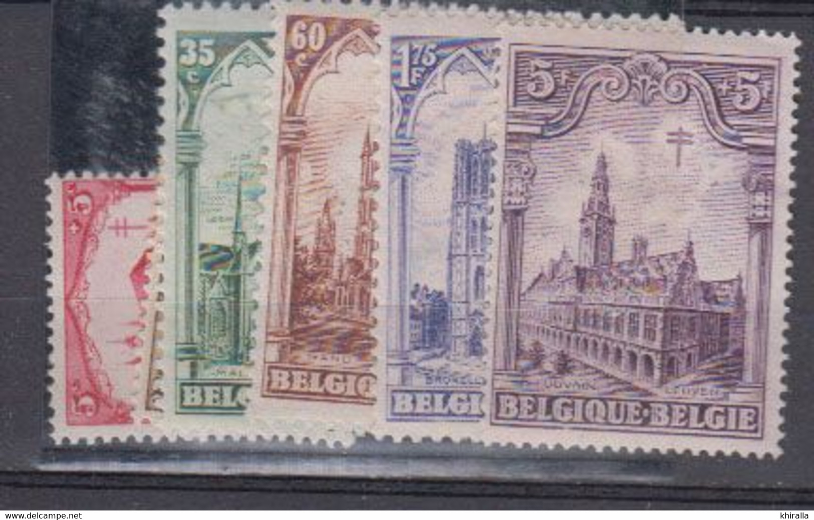 BELGIQUE      1928    N°     267 / 272           ( Neuf Avec Charniére )        COTE  35 € 60      ( S 183 ) - Ungebraucht