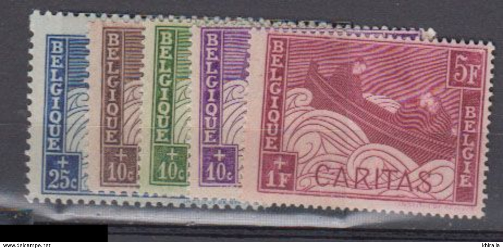 BELGIQUE      1927    N°     249 / 253         ( Neuf Avec Charniére )        COTE  9 € 00      ( S 187 ) - Ungebraucht