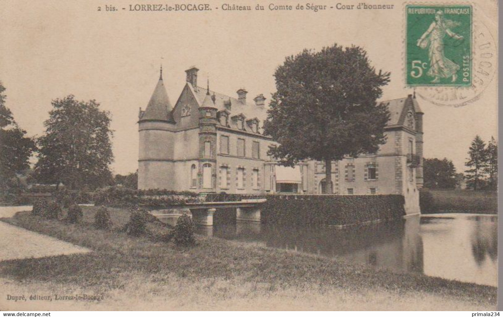 LORREZ LE BOCAGE - CHATEAU DU COMTE DE SEGUR - Lorrez Le Bocage Preaux