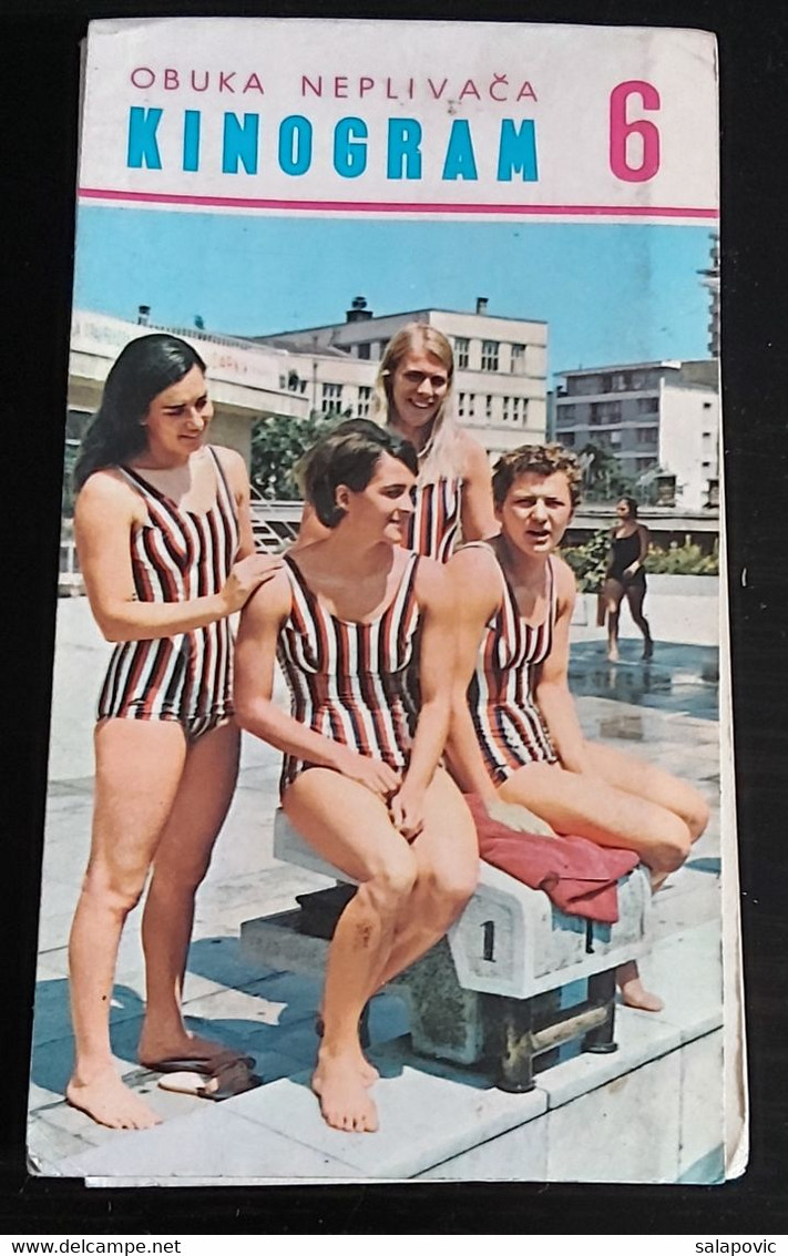 KINOGRAM OBUKA NEPLIVAČA - SLIDE SHOW BOOK, NON-SWIMMER TRAINING, YUGOSLAVIA 1969 - Swimming