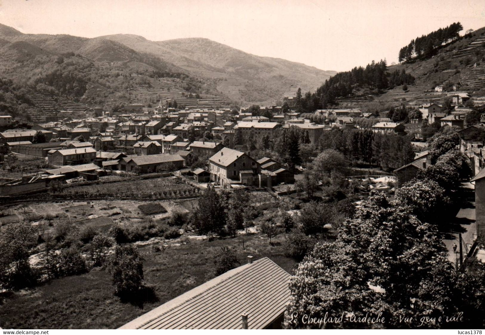 07 / ARDECHE / LE CHEYLARD / VUE GENERALE / 1956 - Le Cheylard