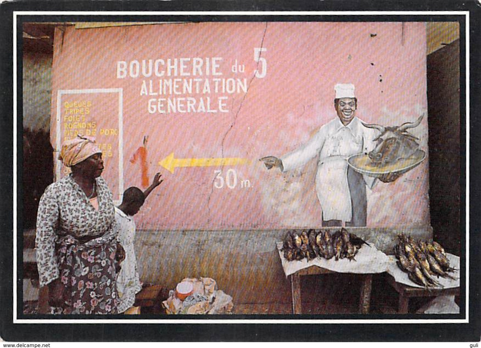Afrique- GABON LIBREVILLE Boucherie Alimentation (C)  (Chez Bonne Idée Editions : ZREIK Photo Lerat N°12)*PRIX FIXE - Gabon