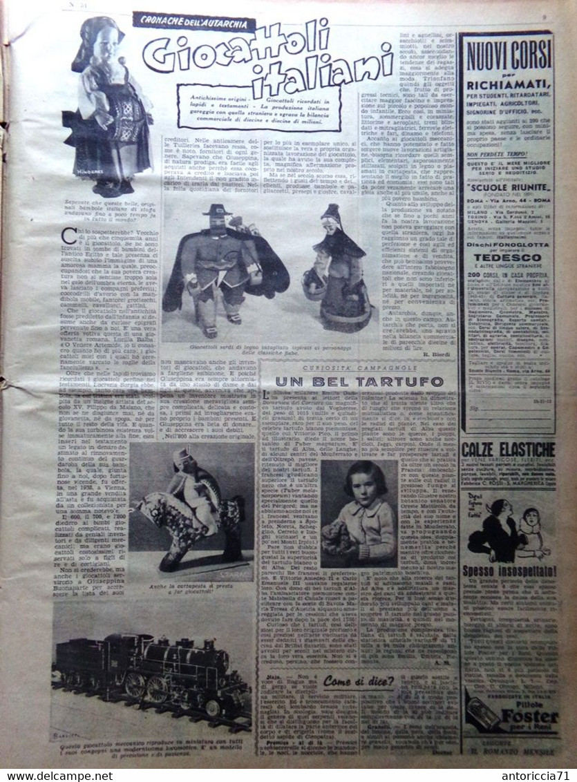 La Domenica Del Corriere 21 Dicembre 1941 WW2 Ugo De Carolis Giappone Singapore - Oorlog 1939-45