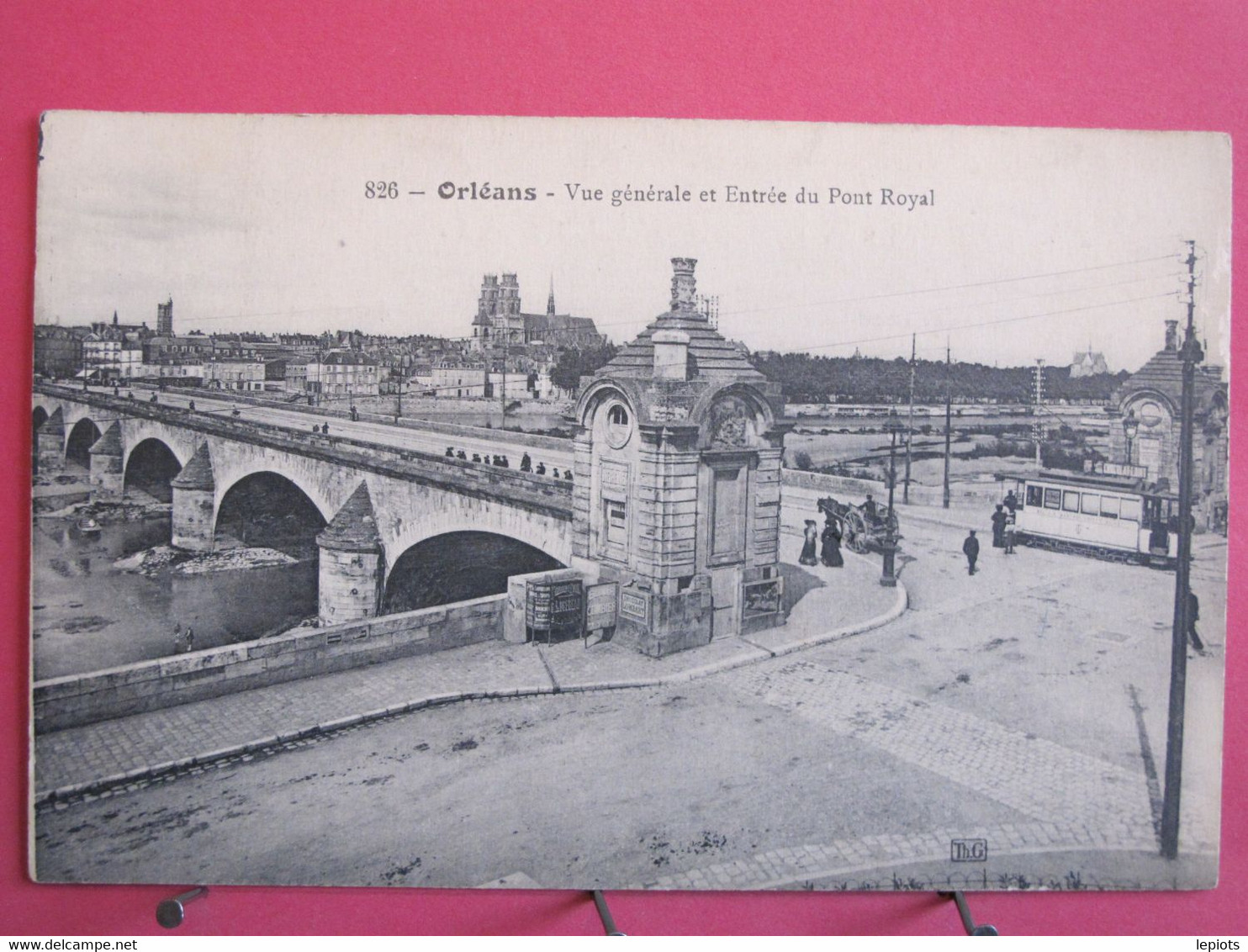 45 - Orléans - Vue Générale Et Entrée Du Pont Royal - R/verso - Orleans